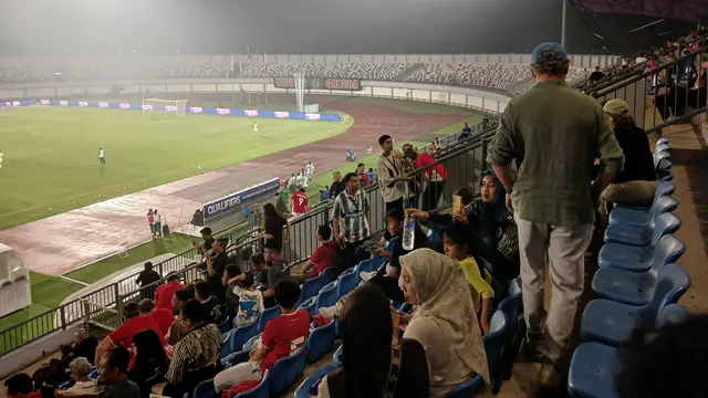 Suasana Hangat dalam Laga Timnas Indonesia Putri Vs Kirgistan di Tangerang Ultras Garuda dan La Grande Indonesia Turut Hadir